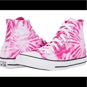 Pink Tie Dye Converse